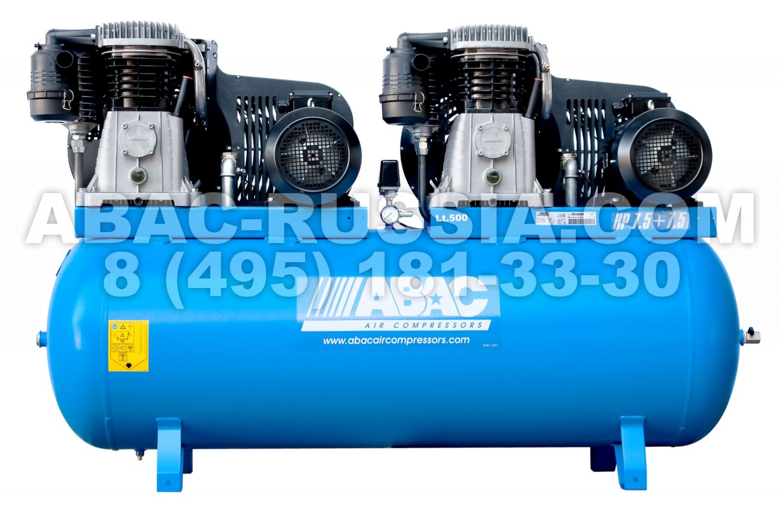 Поршневой компрессор ABAC B7000/500T7,5 TANDEM