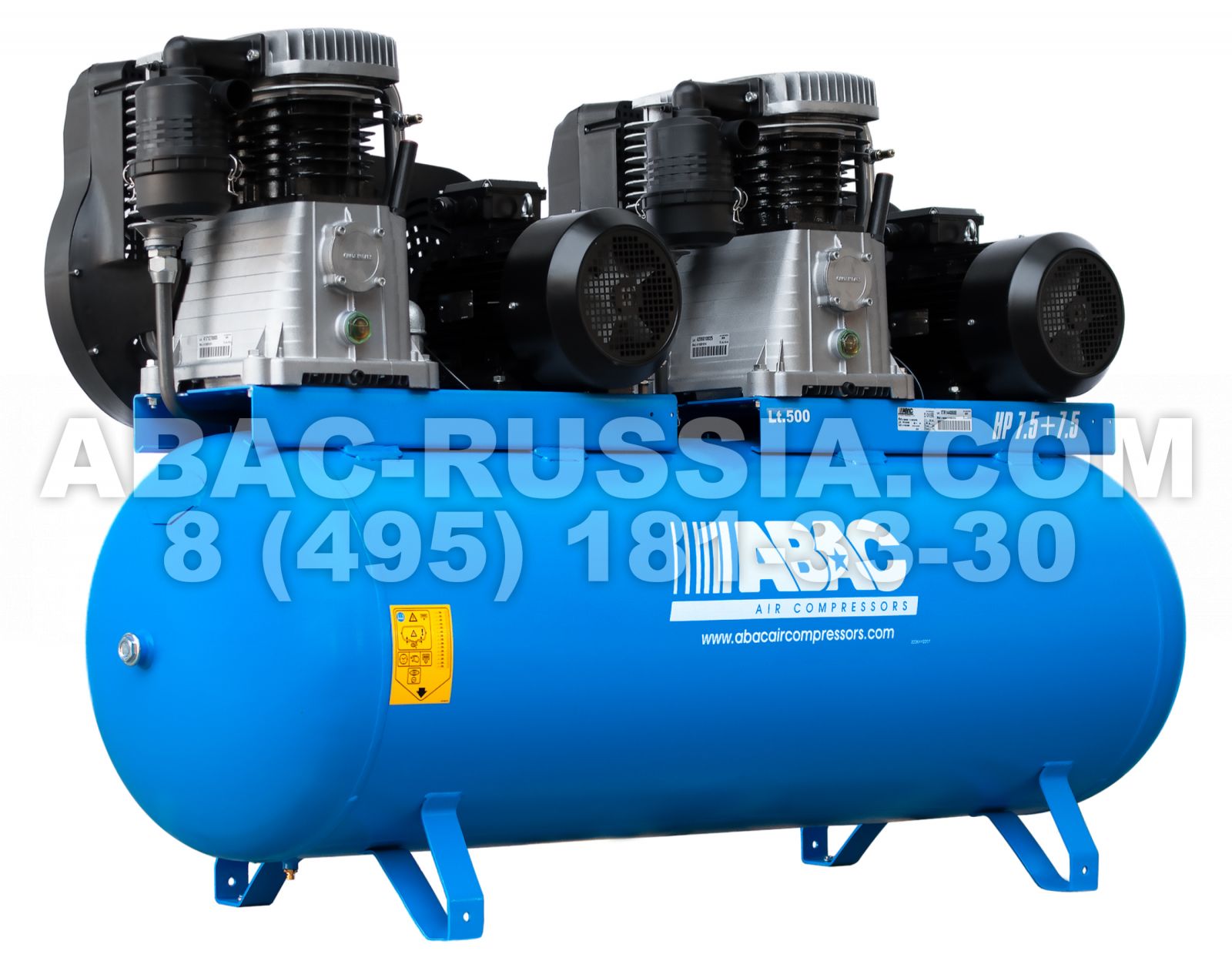 Поршневой компрессор ABAC B7000/500T7,5 TANDEM