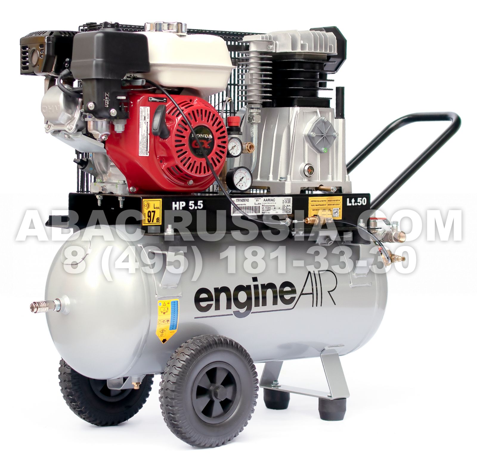Поршневой компрессор ABAC EngineAIR A39B/50 5HP Поршневой компрессор ABAC EngineAIR A39B/50 5HP