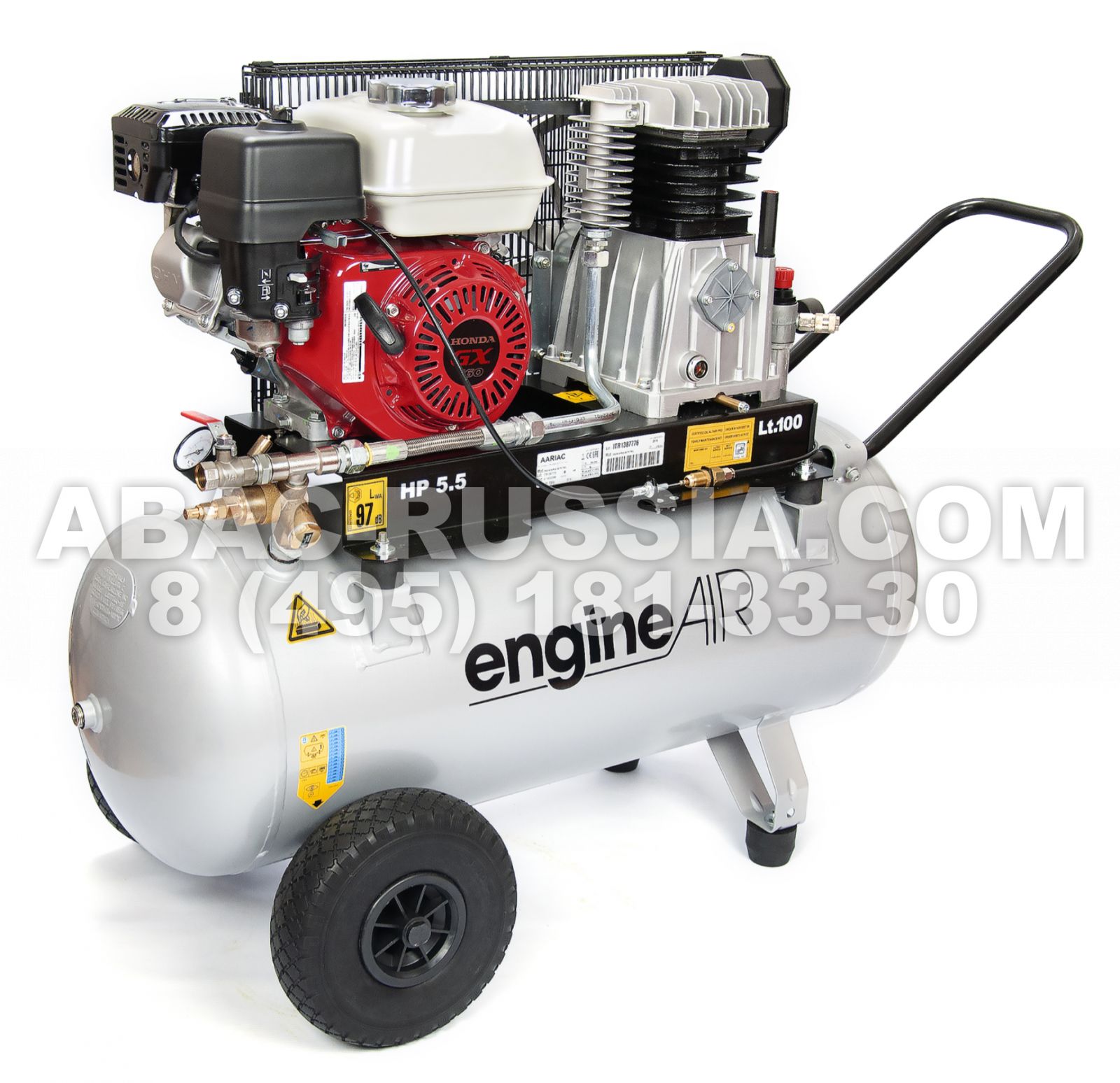Поршневой компрессор ABAC EngineAIR A39B/100 5HP Поршневой компрессор ABAC EngineAIR A39B/100 5HP