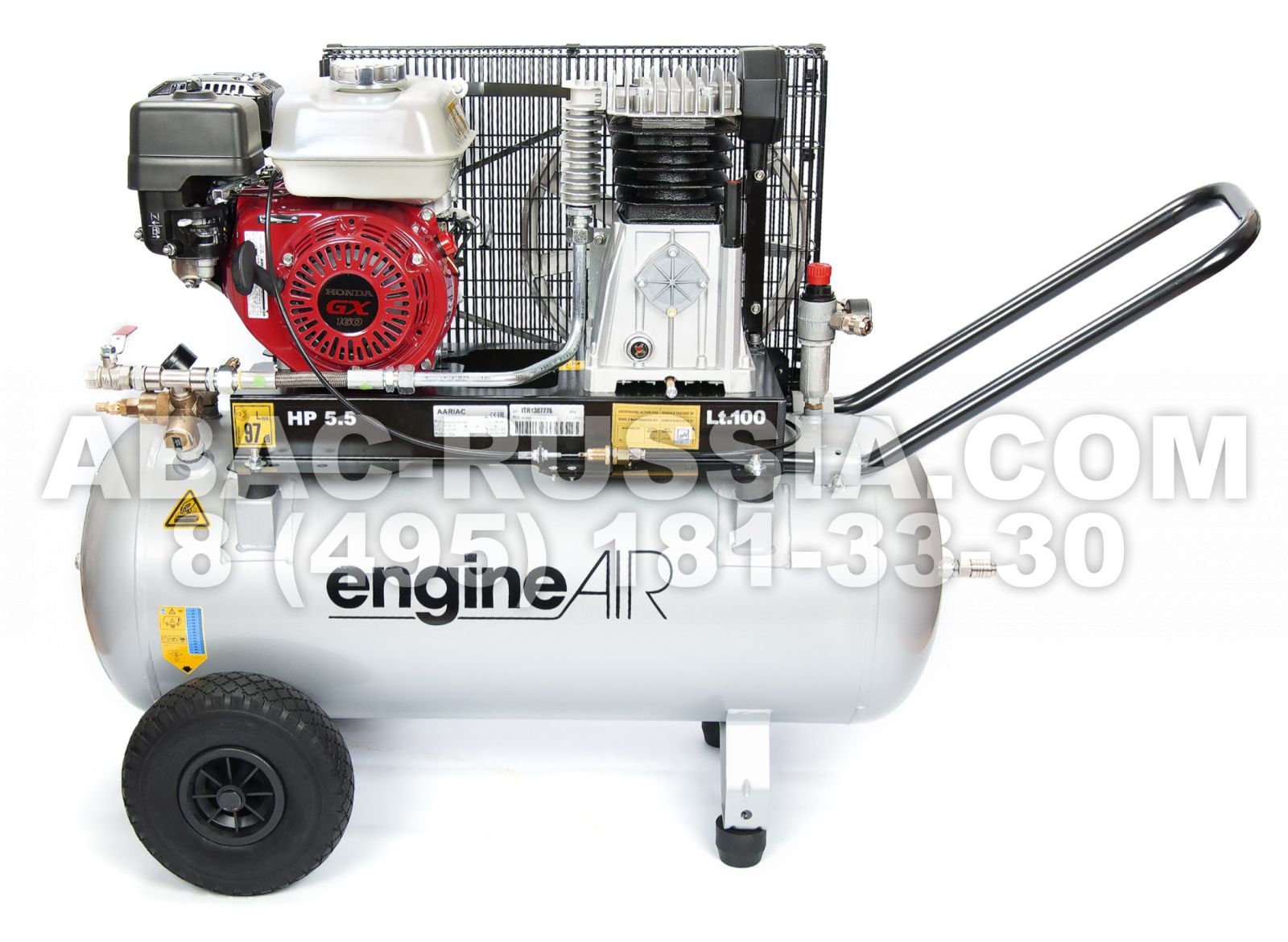 Поршневой компрессор ABAC EngineAIR A39B/100 5HP Поршневой компрессор ABAC EngineAIR A39B/100 5HP