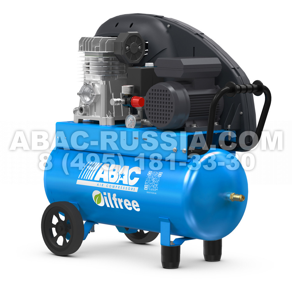 Безмасляный компрессор ABAC PRO A29B-0 50 CM3 Zero