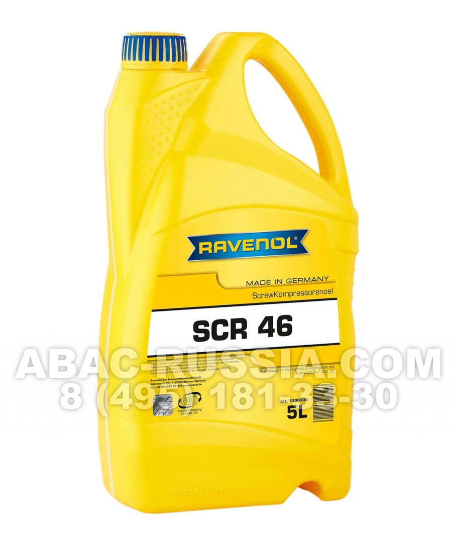 Компрессорное масло Ravenol SCR 46 5L Компрессорное масло Ravenol SCR 46 5L